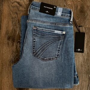 NWT 7 For All Mankind Tailorless Dojo Jeans 7FAMK